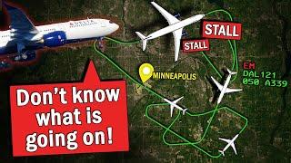 Flight Controls Failure | Delta A339 EMERGENCY Return to Minneapolis