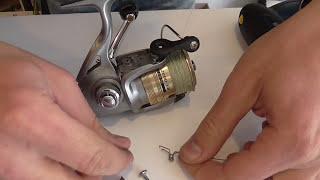 Ремонт пружины на катушки Daiwa CrossFire 2000