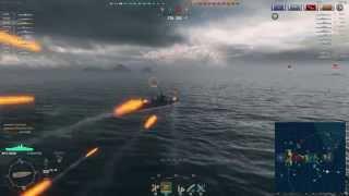 World Of Warships 0.4.1 Public Test - Yamato's Ⅷ Cruiser One Shot One Kill