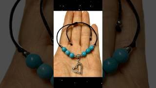 Pierre Naturelle Turquoise bracelet Cœur Tibétaine