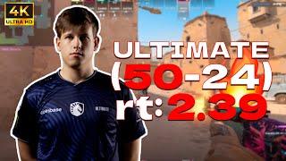 ultimate (50-24) rt:2.39 l EU FACEIT RANKED (dust2) l #cs2 #pov