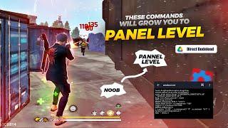 Pannel Level Set Edit Commands | 100% Working  #freefire #settings