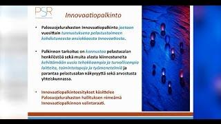 Palosuojelurajaston innovaatiopalkinto 2015