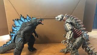 Godzilla 2021 vs Mechagodzilla 2021 stop motion test (read description)