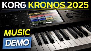 Korg KRONOS 2025 | Refreshed Workstation | Music Demo - No Talking 