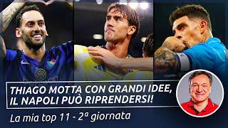 Inter & Juventus: un passo avanti. Milan & Roma: che flop! [TOP 11 SECONDA GIORNATA] | Fabio Caressa