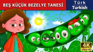 Beş Küçük Bezelye Tanesi | The Five Peas in a Pod in Turkish | Turkish Fairy Tales