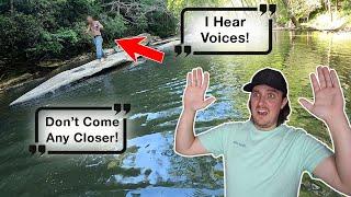 CRAZY MAN THREATENS ME While Fishing! (COPS INVOLVED)