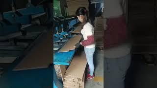 Carton Box Making Machine #shorts