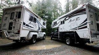 Best Truck to Haul a Truck Camper ? | GAS VS DIESEL 1 ton DUALLY ( 2018 Review)