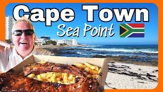 Exploring Sea Point, Beaches, Streets, Foods, Shopping in Cape Town South Africa