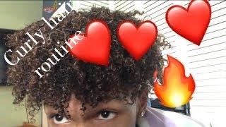 CURLY HAIR ROUTINE (Mixed Men)