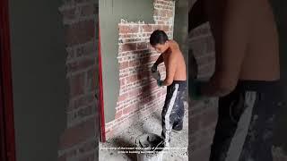 Master of the Trowel: Watch This Builder’s Wall Plastering Skills in Action