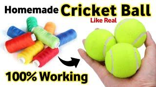 How to make Cricket Ball at home easy | DIY Bouncing Ball | Homemade Cricket Tennis Ball making pt-2