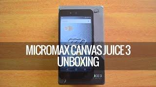 Micromax Canvas Juice 3 (Q392) Unboxing and Hands on