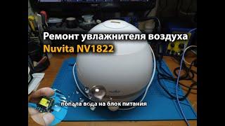 Ремонт увлажнителя воздуха Nuvita NV1822. Попала вода на блок питания