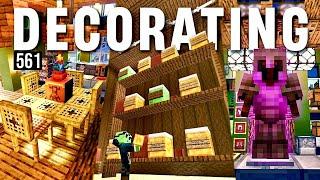 How To Decorate a Minecraft House! - Let's Play Minecraft 561