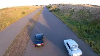 Bmw E30 350hp+ vs Mosckvich 412 Turbo dragracing Fpv Racing Drone