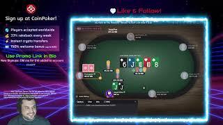 Highlight: 200NL/100NL Coinpoker cash games New Signups -  Use Link in Bio