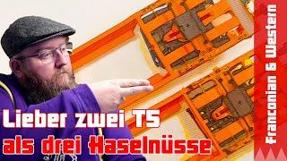 F&W211: Lieber zwei T5 als drei Haselnüsse: T5 Sdgnss Taschenwagen von Roco und MoBaBro