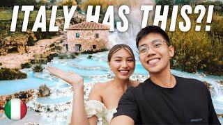 This Hot Spring in TUSCANY, ITALY is a must see! 