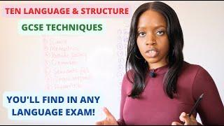 10 Language & Structure Techniques You'll Find In ANY GCSE English Language Exam (AO2 Marks)