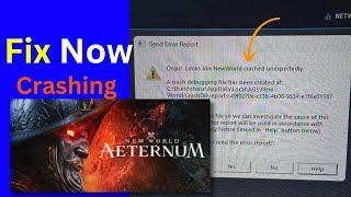 how to fix new world: aeternum oops looks like newworld crashed unexpectedly