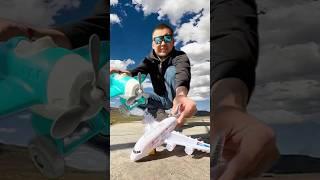 Toy Plane Test! Turbo Prop vs A380 Jet! ️ #Shorts