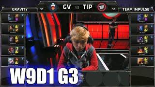 Gravity Gaming vs Team Impulse | S5 NA LCS Summer 2015 Week 9 Day 1 | GV vs TIP W9D1 G3