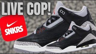 LIVE COP : AIR JORDAN 3 BLACK CEMENT WITH STOCK COUNTS AND INHAND REVIEW!