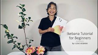 Ikebana Flower Arrangement Tutorial