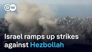 Israel's airstrikes hit Beirut as it aims to cripple Hezbollah | DW News