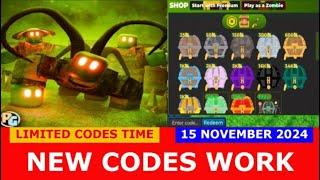 *NEW CODES* Zombie Defense ROBLOX | NOVEMBER 15, 2024