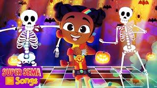 SKELETON SHAKE  Super Sema  Halloween Kids Songs