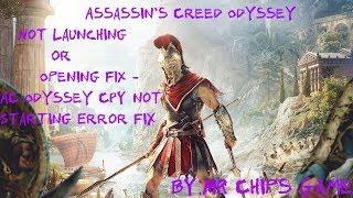 Assassin's Creed Odyssey Not Launching or Opening FIX   AC Odyssey CPY not Starting Error Fix