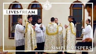 Simple II Vespers - Second Sunday After Pentecost - 6/22/25