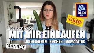 GRATIS GESCHENKE ABHOLEN | LASERTERMIN | LIVE EINKAUFEN ALDI | FOOD HAUL | NETTO  | MANIKO CODE