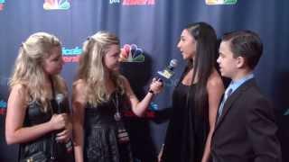 America's Got Talent Semi Finalists on the Radio City Red Carpet