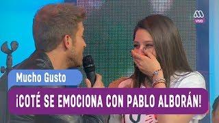 ¡María José Quintanilla se emociona con Pablo Alborán! - Mucho Gusto 2017