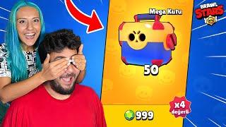 YOK ARTIK EFSANEVİ KARAKTER ÇIKARDI! KIZ ARKADAŞIMLA 50 MEGA KUTU AÇTIK! BRAWL STARS2