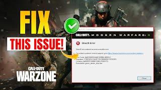 How to Fix COD Warzone DirectX Unrecoverable Error on PC | Encountered An Unrecoverable Error