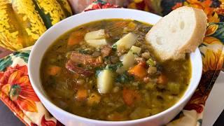 I Make This Cheap and Easy Soup Weekly During the Fall! ️ Lentil Soup Recipe