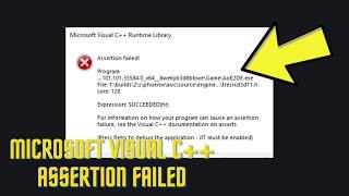 How to Fix Microsoft visual C++ Assertion Failed Error in Windows 11