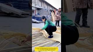 Bamboo Weaving by a Skilled Female Artisan