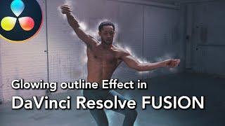 Glowing Outline Effect in DaVinci Resolve Fusion