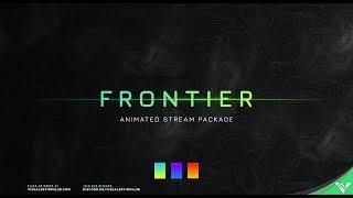 'Frontier': Animated Twitch Overlay & Template Design