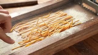 Pasta Masterclass - How to make Chitarra by Mateo Zielonka