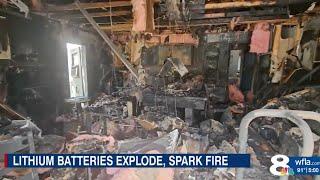 Lithium-Ion Battery Home Explosion, Homeless Problem & More Tampa Bay News | WFLA Channel 8