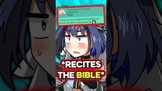 Kronii Recites The Bible in Japanese To Avoid Fan #hololive #hololiveenglish #vtuber