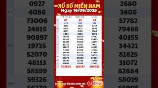 Xổ số miền Nam ngày 16 tháng 6 - XSMN 16/6/2025 | Xổ số Hồ Chí Minh, Cà Mau, Đồng Tháp #xsmn #sxmn